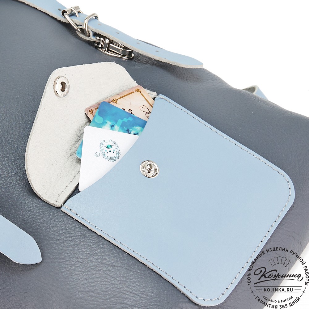 Кожаный рюкзак "Vogue New" (джинс)